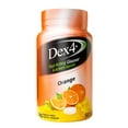 thumbnail image 1 of Dex4 Glucose Tablets – Orange Flavour – 50 Tablets per Bottle – Fast-Acting, Pre-Measured Glucose Tabs – Fat-Free, Gluten-Free, Sodium-Free, 1 of 7