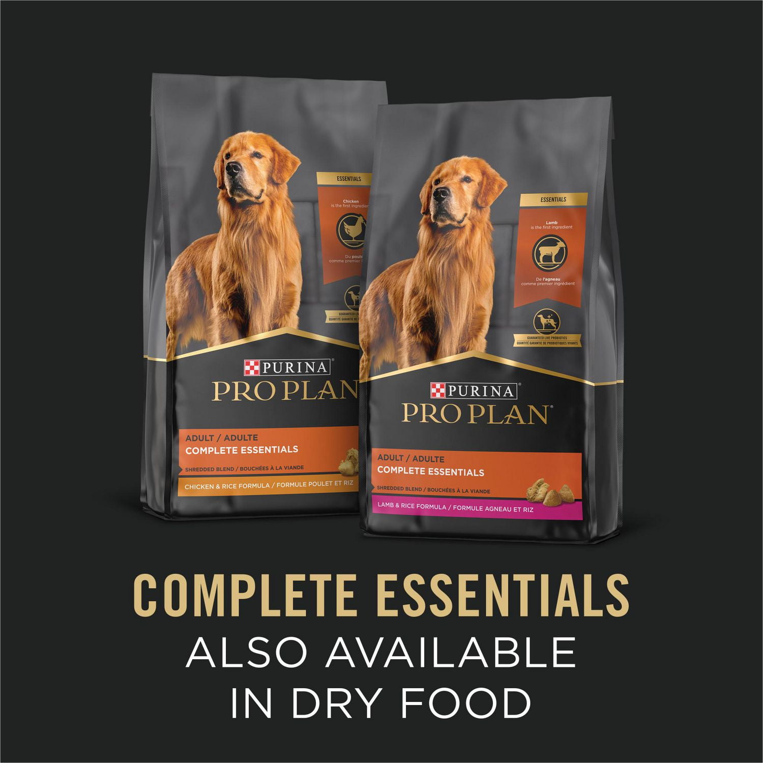 Purina Pro Plan Complete Essentials Chicken Rice Entree Classic Wet Dog Food 368 g Walmart