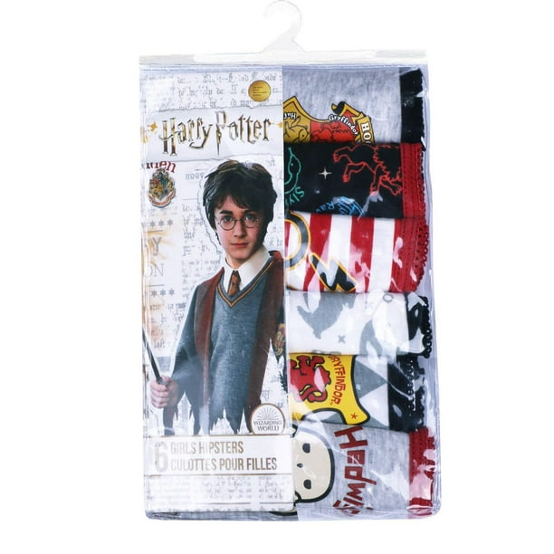Paquet de 6 sous-vêtements pour fille de Harry Potter 