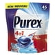 Sachets 4 en 1 de détergent à lessive liquide Purex Oxi Plus 45 brassées – image 1 sur 1
