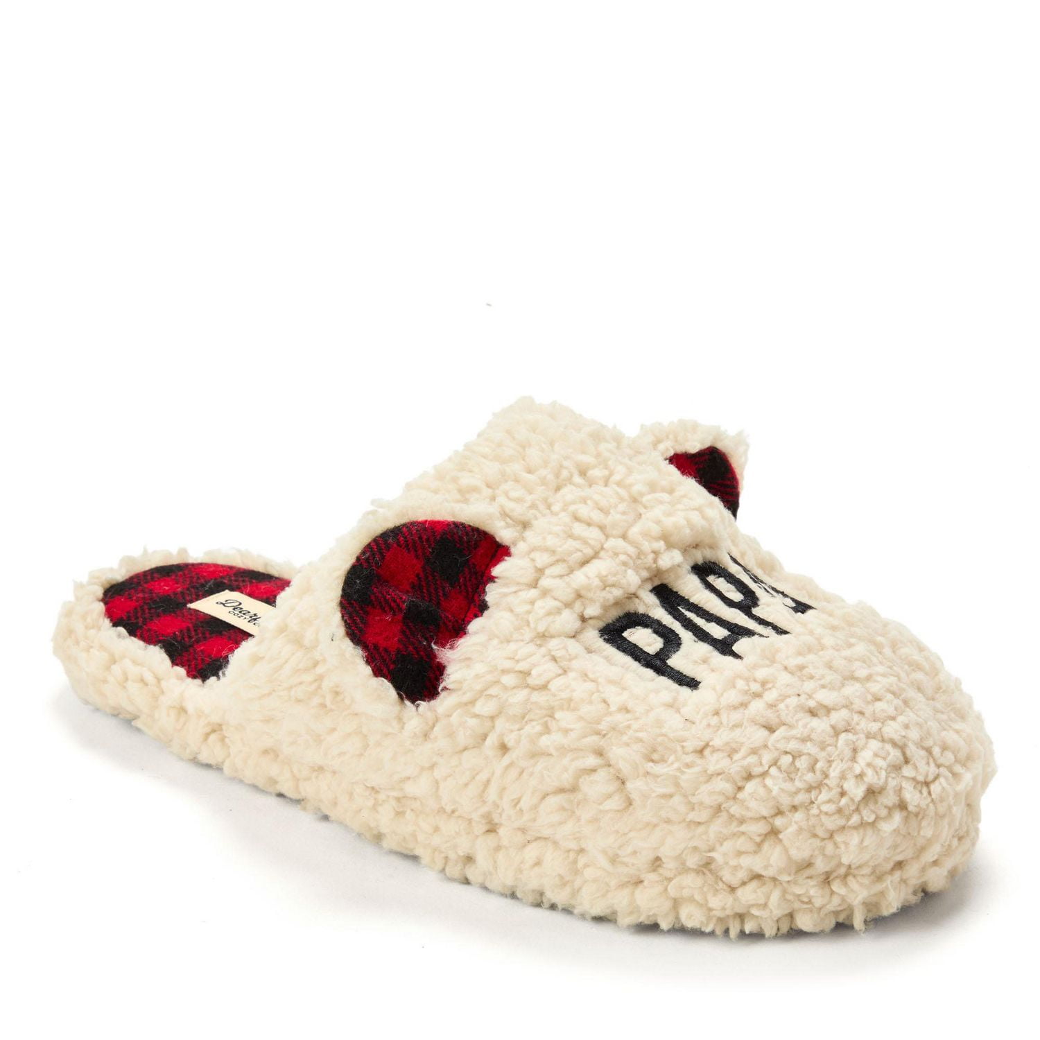 Dearfoams Cozy Comfort Pantoufles Papa Bear pour hommes