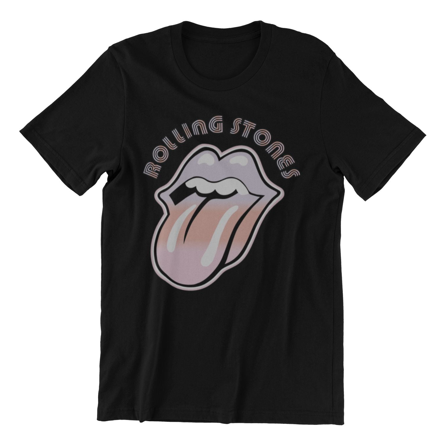 Rolling Stones T-Shirt col rond à manche courte pour femmes