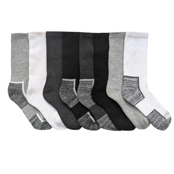 Lot de 8&nbsp;paires de chaussette mi-mollet AND1 pour garçons Tailles M-G