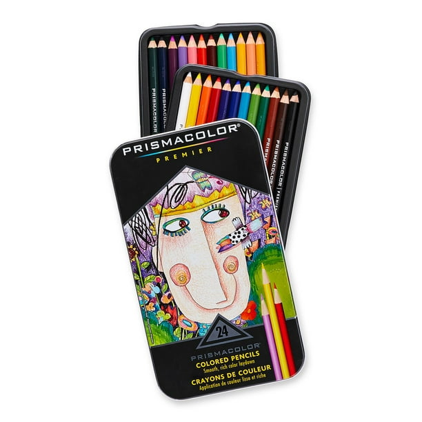 Crayons de couleur haut de gamme de Prismacolor de mine tendre