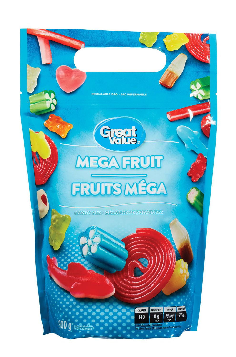 Great Value Mega Fruit Candy Mix Walmart Canada