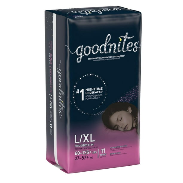 Goodnites Overnight Underwear for Girls - L - Shop Training Pants