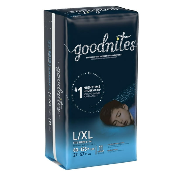 Goodnites Nighttime Bedwetting Underwear for Boys, L/XL, 11 Ct 