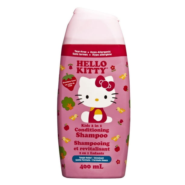 Hello Kitty Shampoing et revitalisant 2-en-1 pour enfants - parfum de fraise