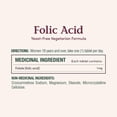 thumbnail image 2 of NATURE'S BOUNTY Supplément d’acide folique, 1&nbsp;mg, aide à réduire le risque d’anomalies du tube neural, pour les femmes de 19&nbsp;ans et plus, sans levure, végétarien, 150&nbsp;comprimés 150 paquet, 2 of 6