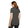 thumbnail image 3 of Paisley Sky Maternity Short Sleeve Tunic Tee, 3 of 6
