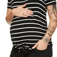 thumbnail image 4 of Paisley Sky Maternity Short Sleeve Tunic Tee, 4 of 6