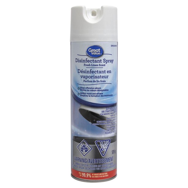Great Value Disinfectant Spray, 539 g Walmart.ca