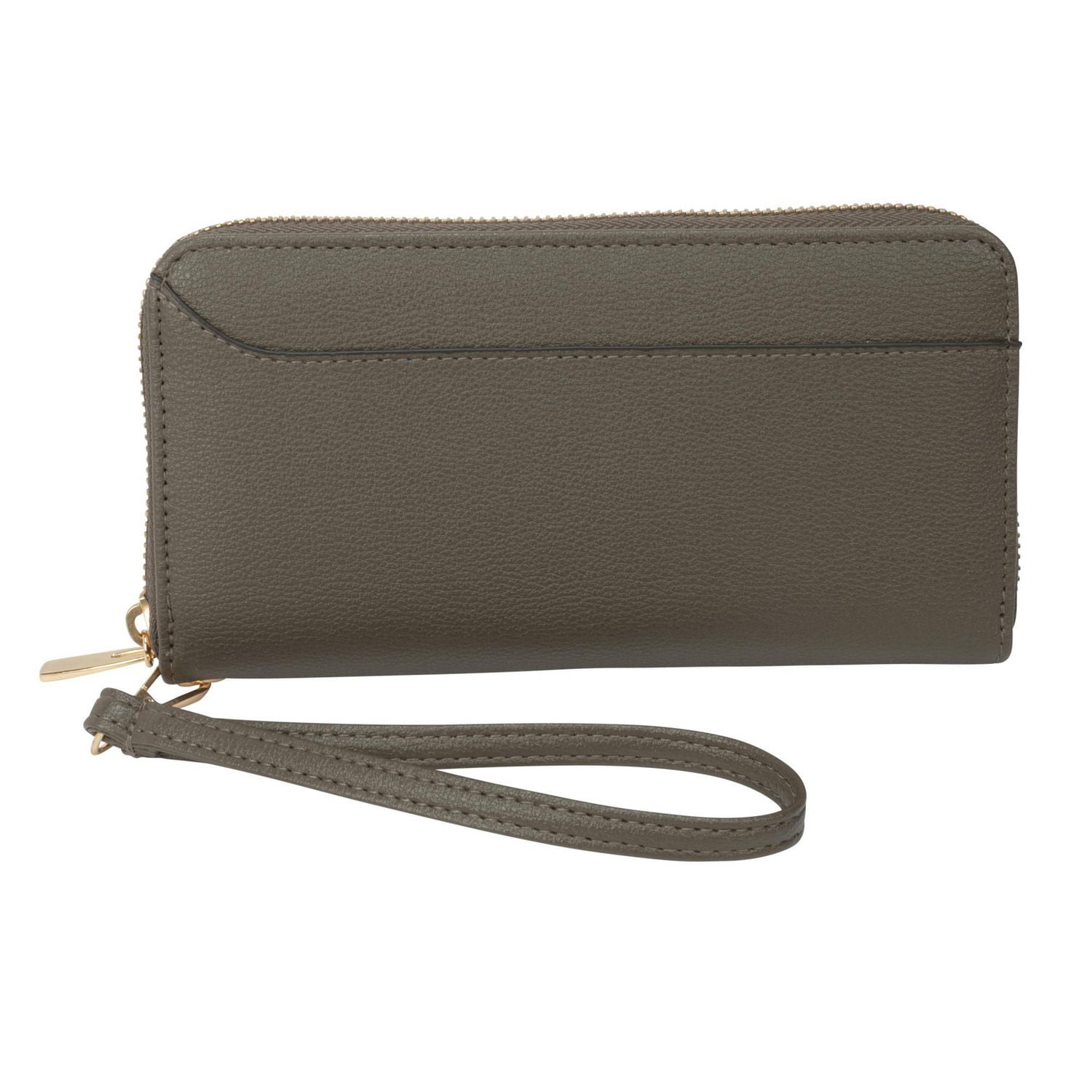 Time And Tru Zip Around Wristlet Wallet
