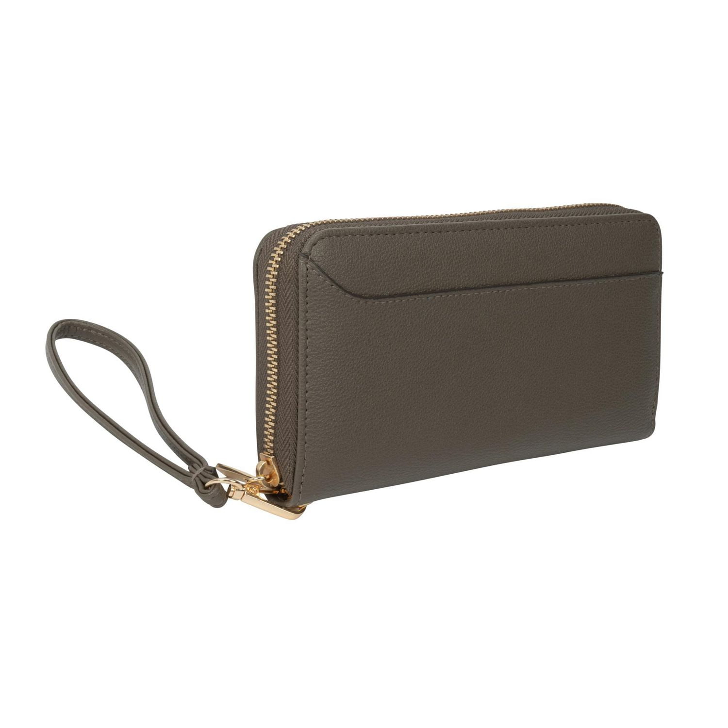 Time And Tru Zip Around Wristlet Wallet