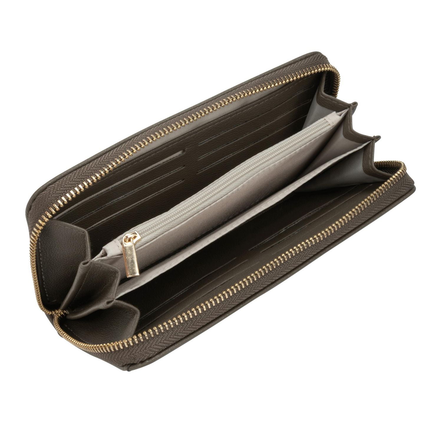 Time And Tru Portefeuille À Dragonne Avec Fermeture À Glissière