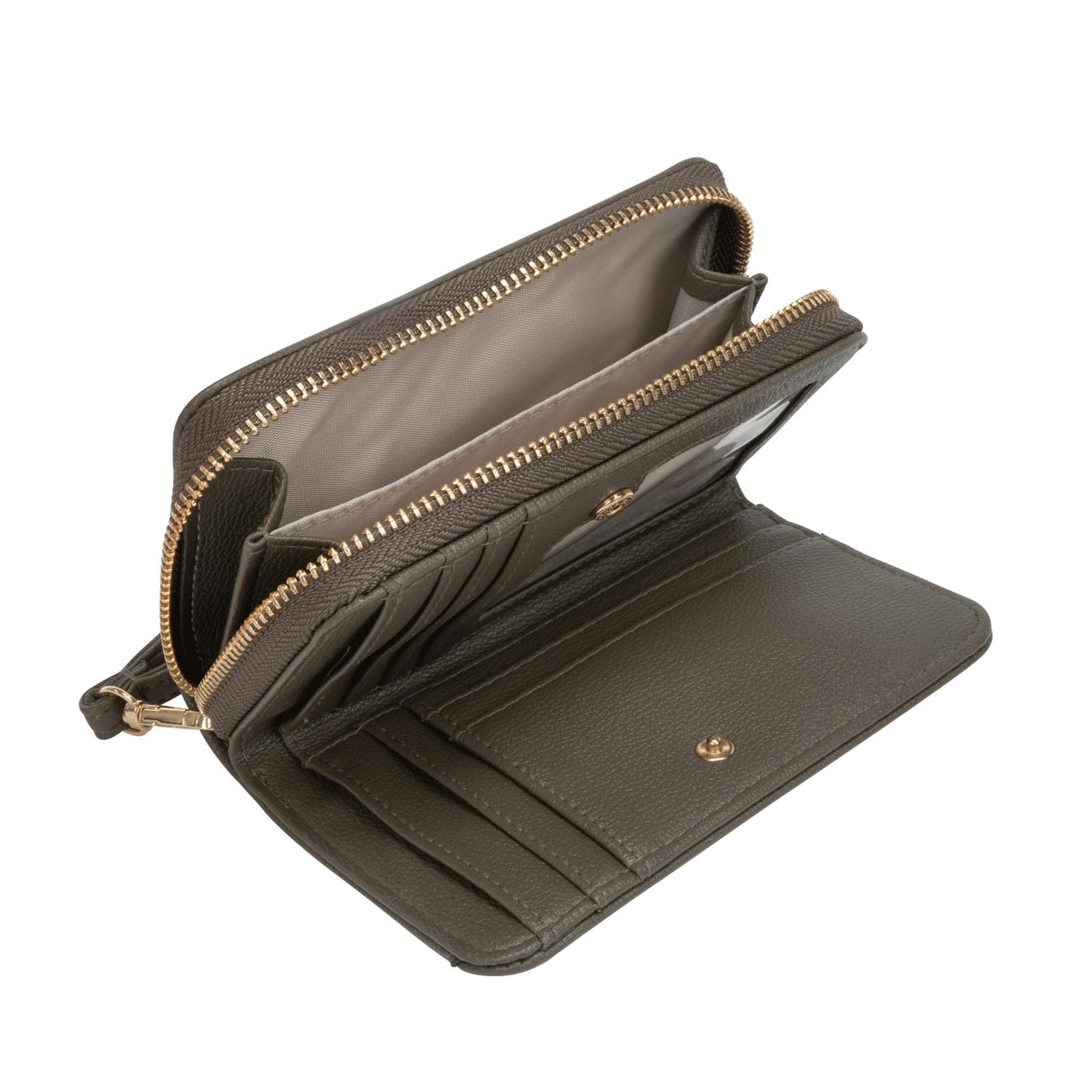 Time And Tru Medium Zip Around Wallet