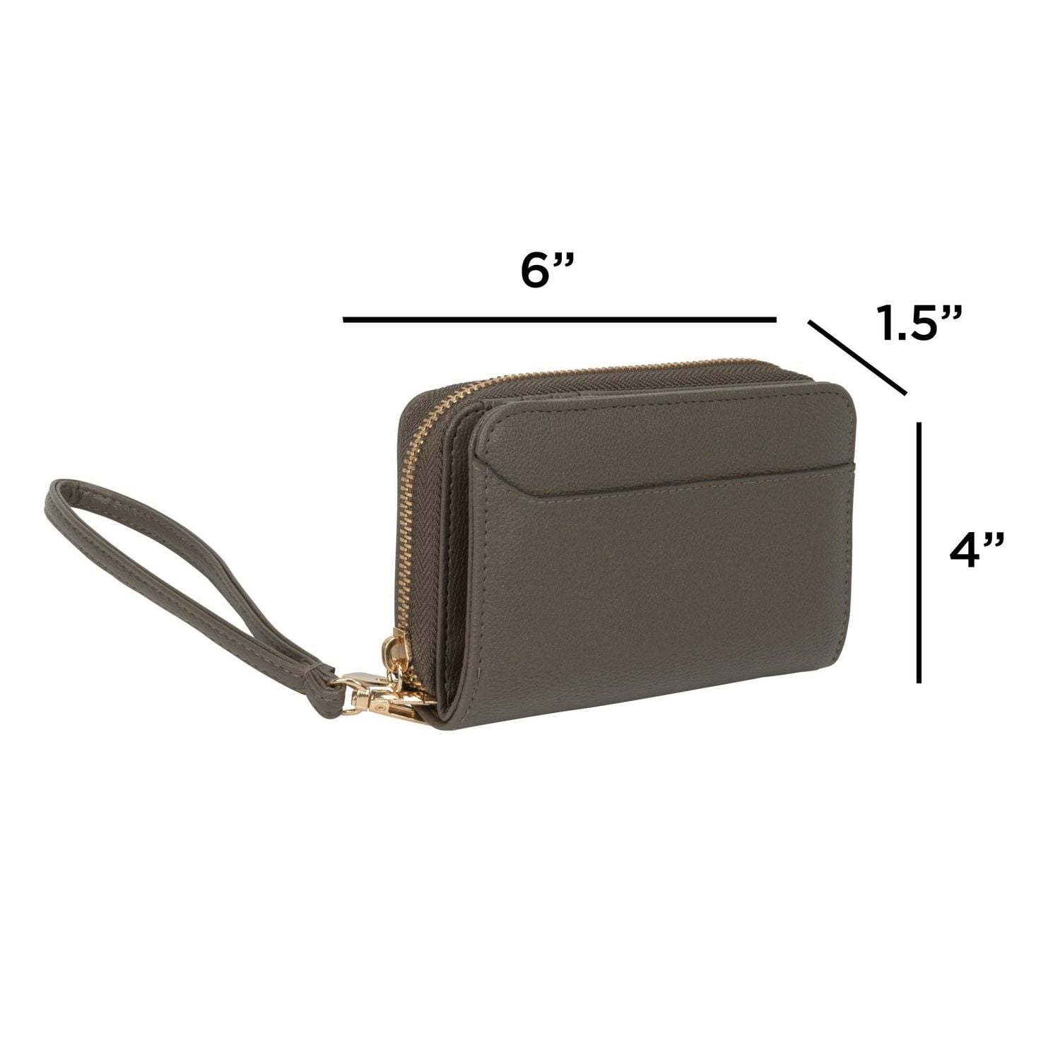 Time And Tru Medium Zip Around Wallet