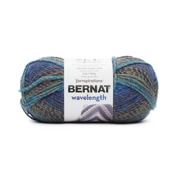 Bernat® Wavelength™ Yarn, Acrylic #5 Bulky, 5oz/140g, 223 Yards, Unique ...