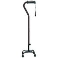 thumbnail image 1 of Hugo Ebony Adjustable Quad Cane for Right or Left Hand Use, Small Base, 1 of 3