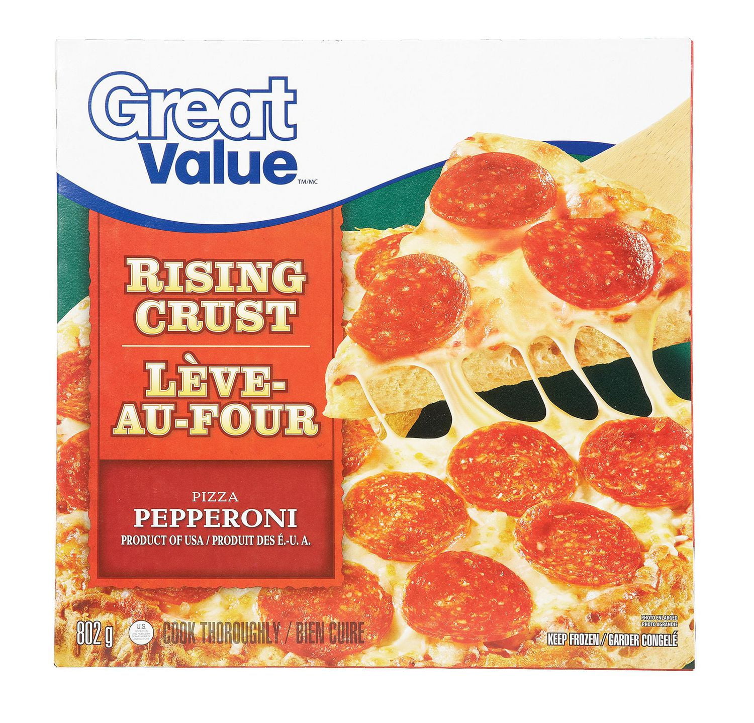 Great Value Rising Crust Pepperoni Pizza Walmart Canada