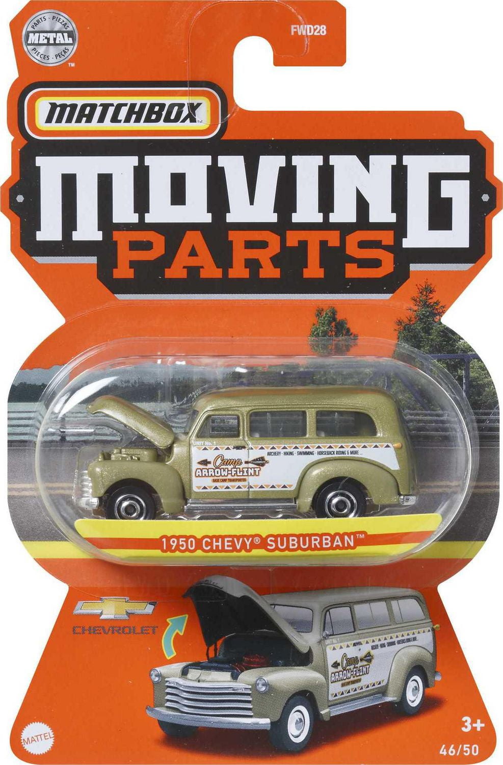 Matchbox Assorted Moving Parts Vehicle, Ages 3+