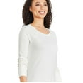 thumbnail image 2 of George Women's Waffle Sleep Tee, 2 of 6