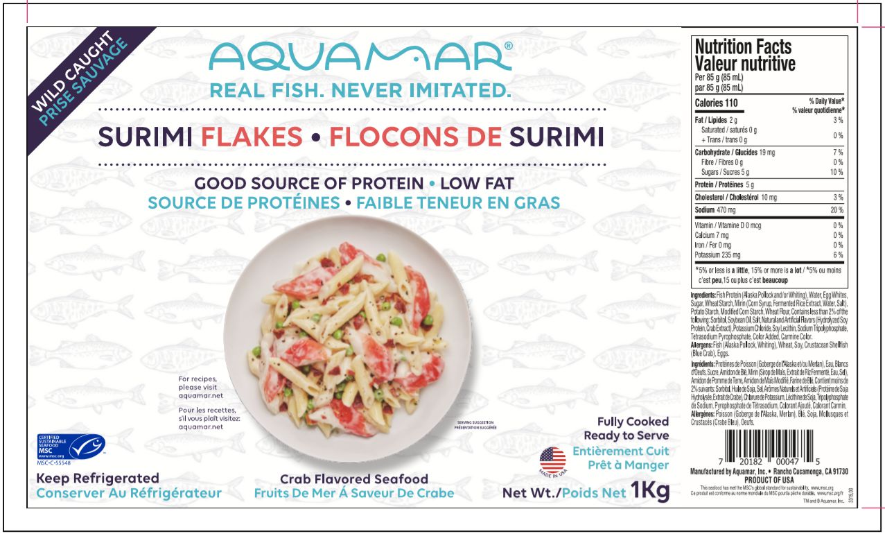 Aquamar Classic Flake Style Surimi 1kg | Walmart Canada