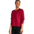 thumbnail image 2 of George Women's Mossy Crew Neckline Sweater, 2 of 6