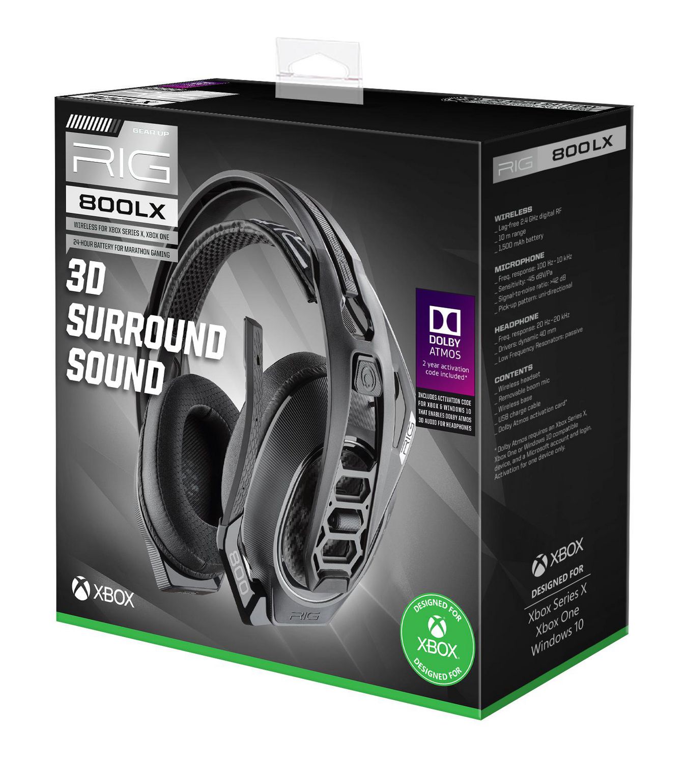  RIG 800LX Dolby Atmos Wireless Gaming Headset for PC