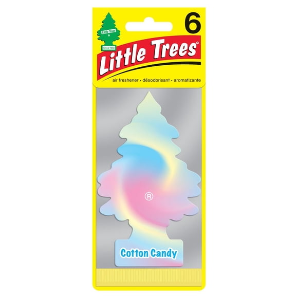 LITTLE TREES air freshener Cotton Candy 6-Pack
