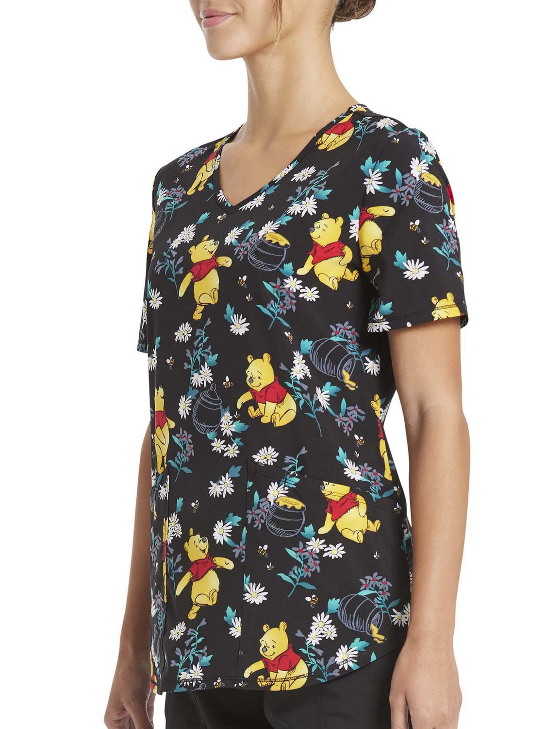 Winnie the pooh hot sale scrub top