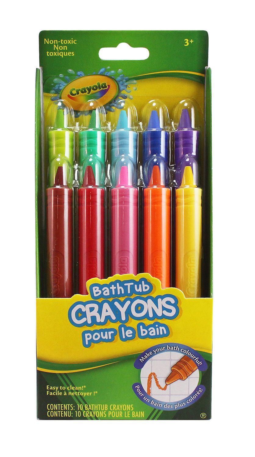 Crayons pour baignoire Crayola 10 crayons de baignoire 