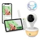 LeapFrog LF815HD Moniteur de bébé Wi-Fi 1080p avec accès à distance, affichage 720p haute définition de 5 po, veilleuse, vision nocturne couleur (Blanc) LF815HD – image 1 sur 9