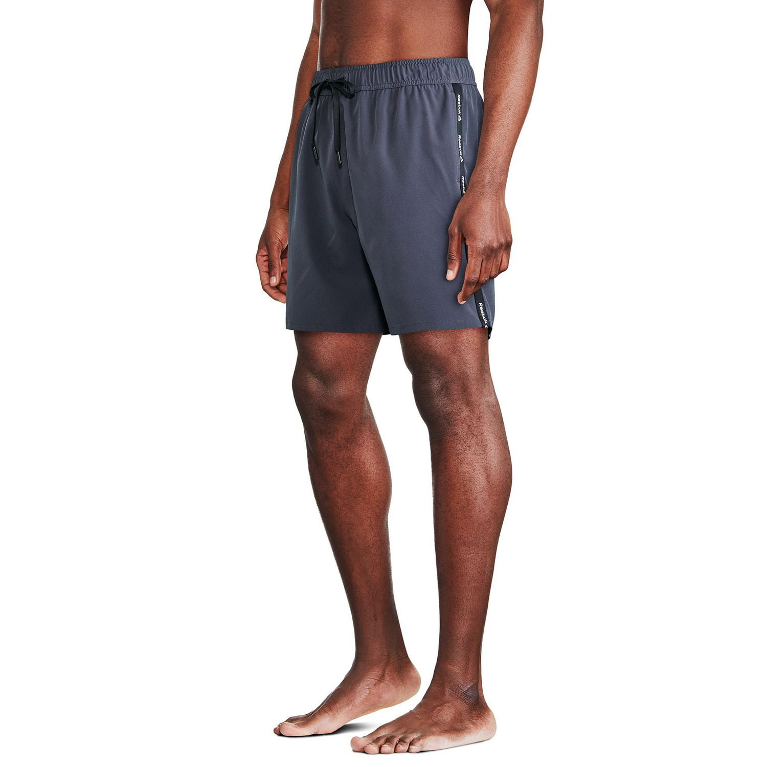 Reebok Men's Solid Logo 7 Inch Boardshort