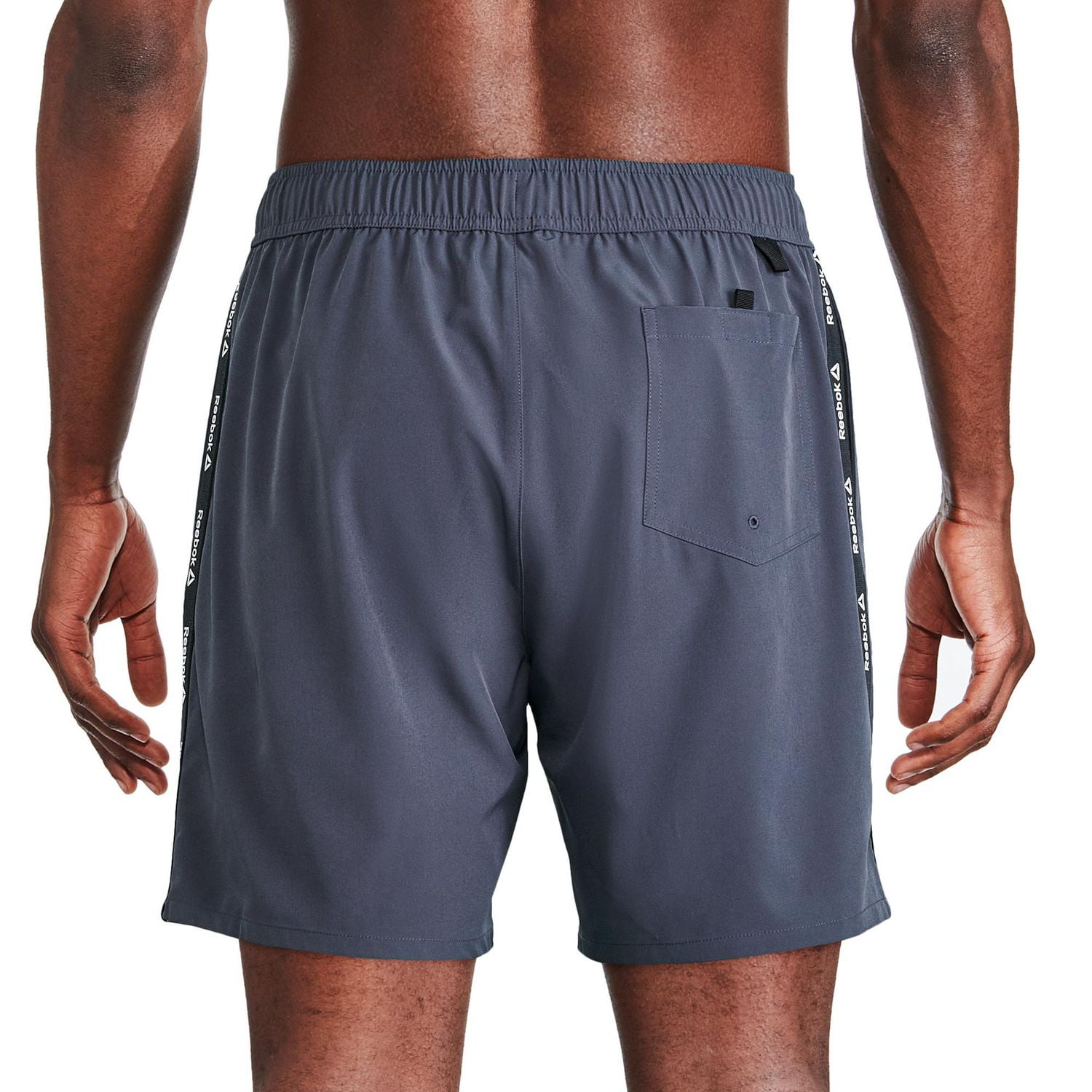 Reebok Men's Solid Logo 7 Inch Boardshort