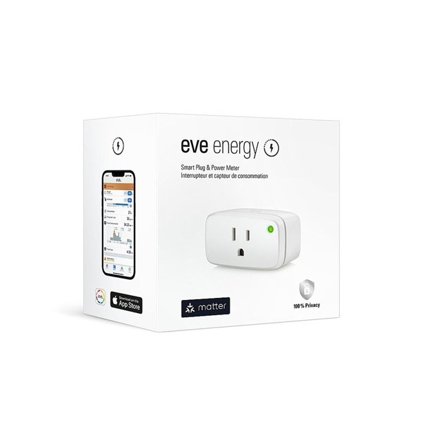 Eve Energy (Matter) Smart Plug - Two Pack - Apple (CA)