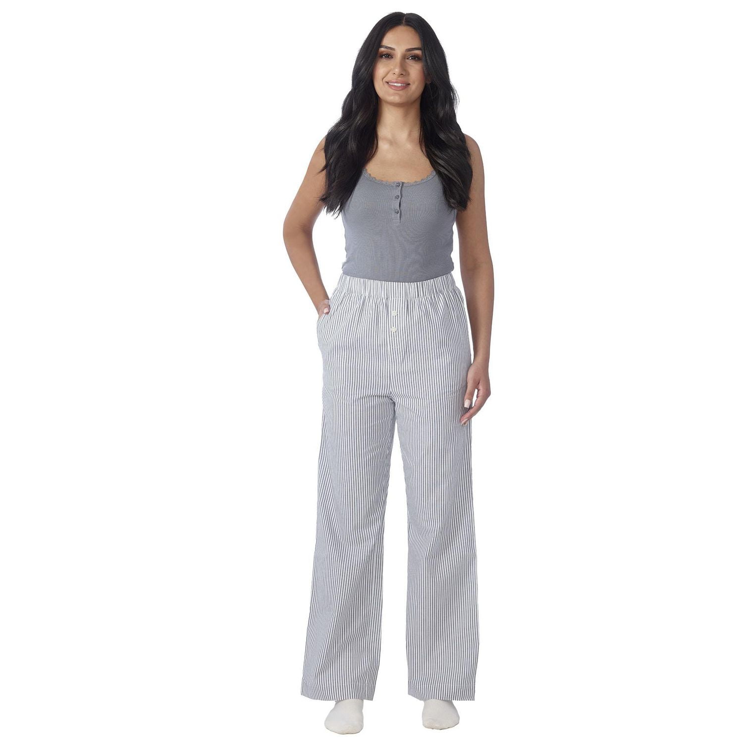 Secret vêtements de nuit Pantalon classique en popeline