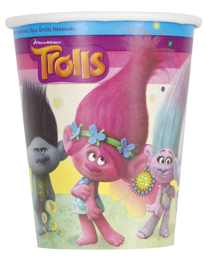 8 Trolls Paper Cups Walmart Canada
