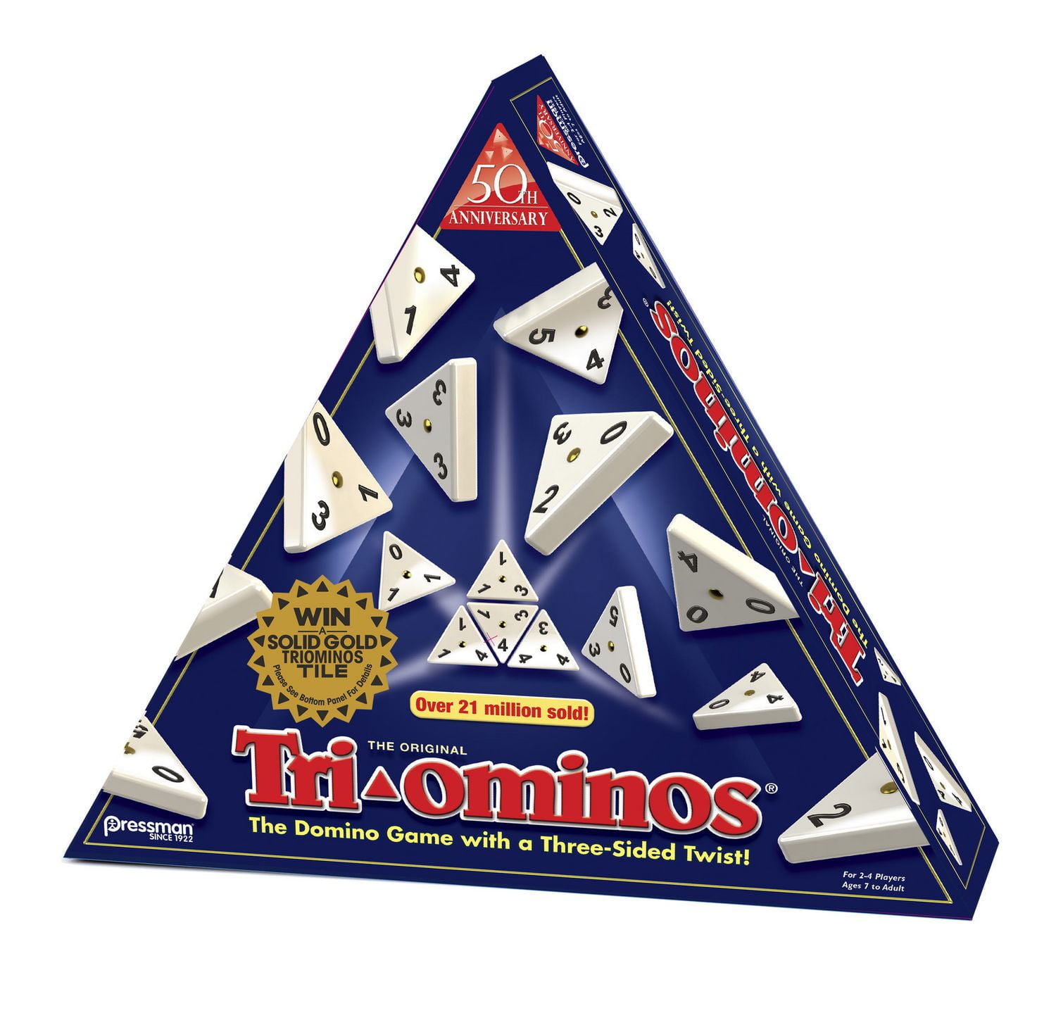 Pressman Toys Tri-Ominos - The Domino Game (Three Sided Twist ...