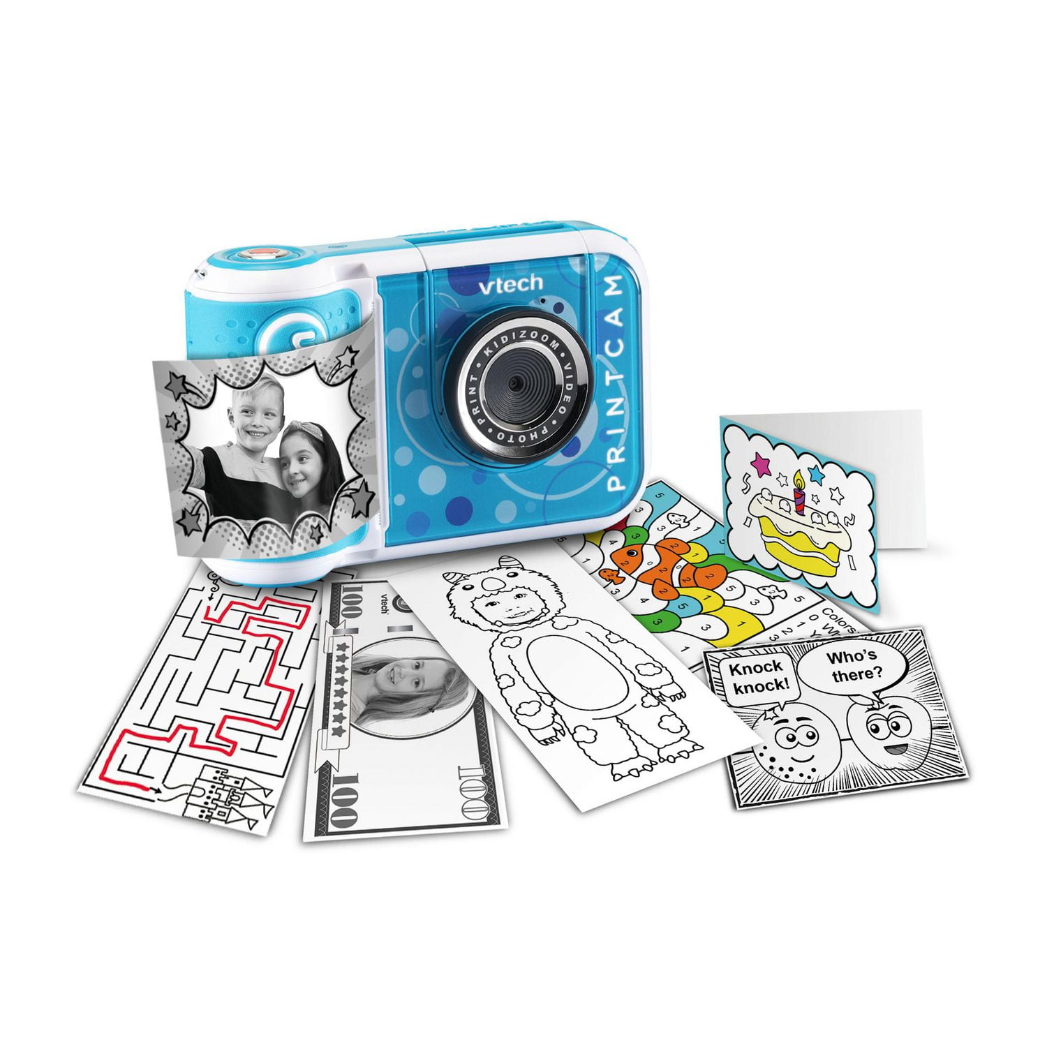 VTech KidiZoom PrintCam, HD Digital Camera for Photos and Videos, Instant  Prints, Flip-Out Selfie Camera, Kids Age 4+ 