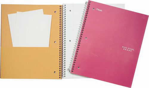 FSH　Five　10-½　200P　Subject　1SB　FS　Notebooks,　Star®　Page,　200　8,　X　Wirebound　8X10