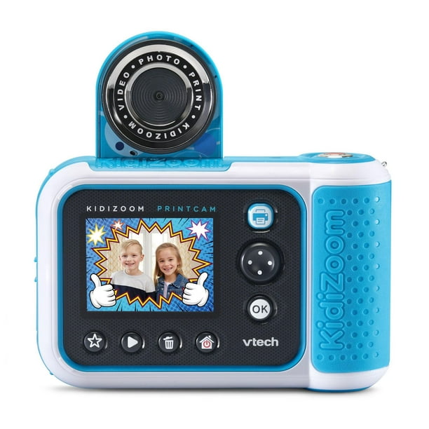 VTech KidiZoom PrintCam, appareil photo numérique haute définition pour  photos et vidéos, impressions instantanées, enfants de 4 ans+ 4+ Ans 