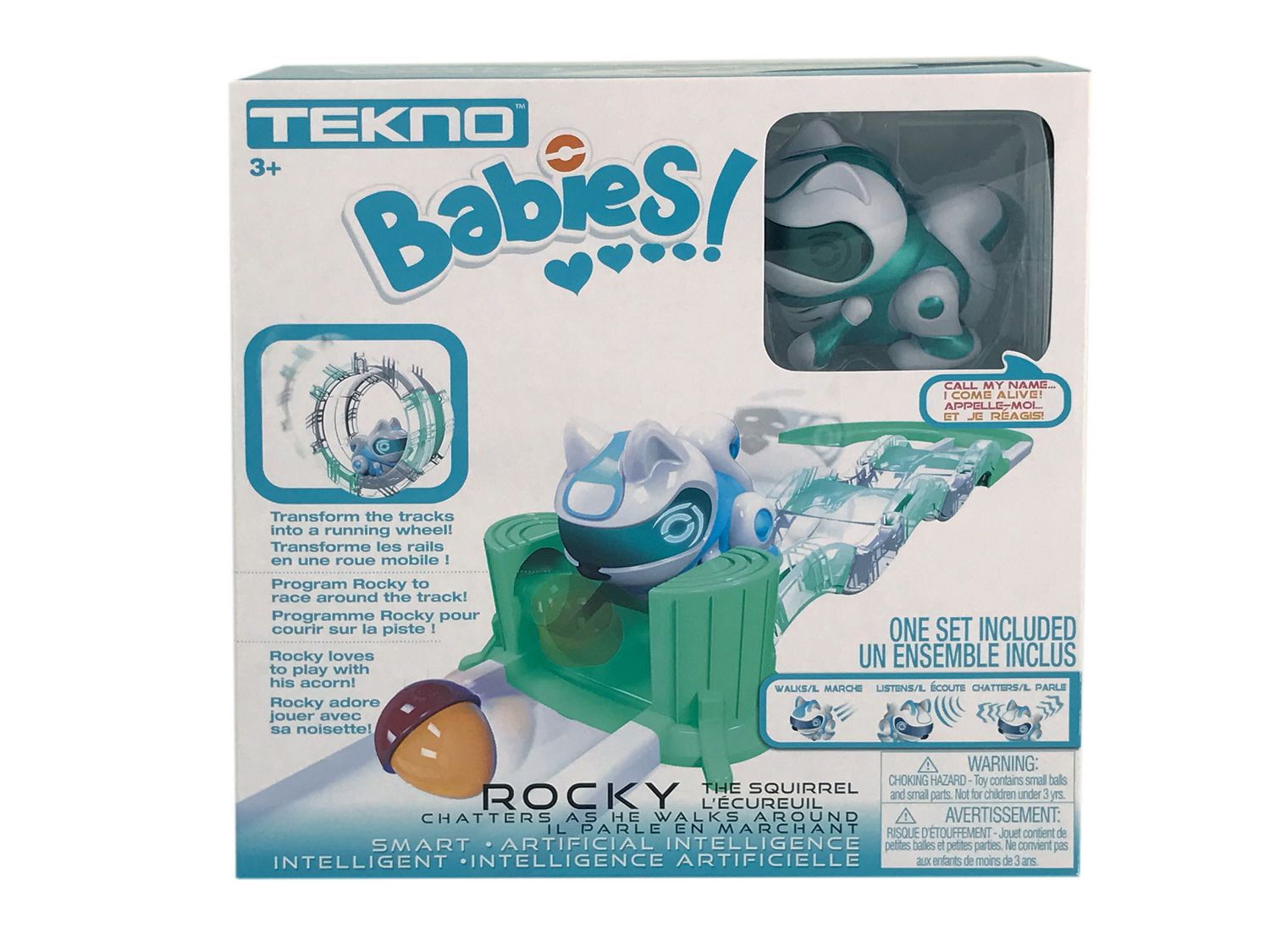 Tekno Robotic Pets Interactive Baby Squirrel Pets Playset Walmart Canada