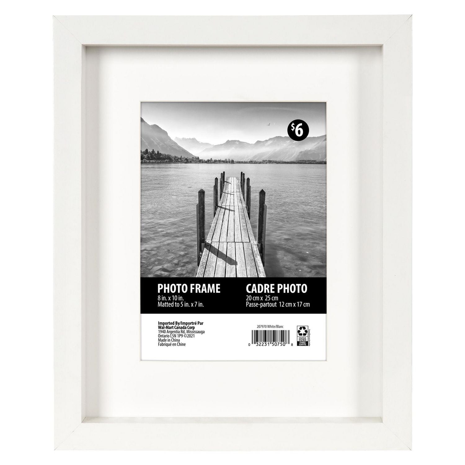 Macintyre Frame 8 X10 Matted To 5 X7 White Walmart Canada