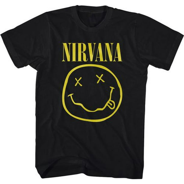 Nirvana Distressed Smilie T-Shirt