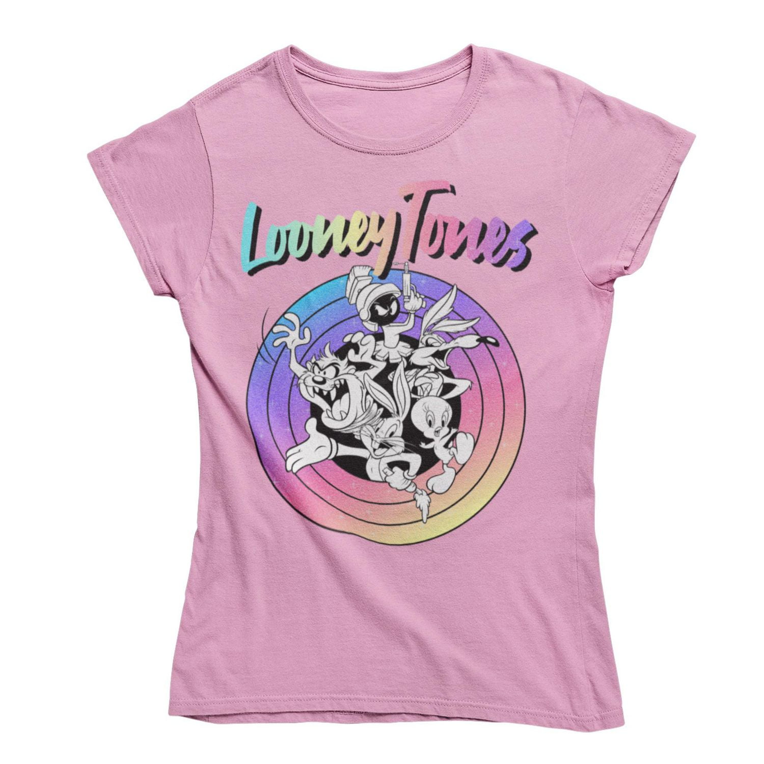 Looney Toons Girl's crew neck tee shirt with short sleeves
