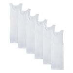Fruit of the Loom Men's White A-Shirts, 6-Pack