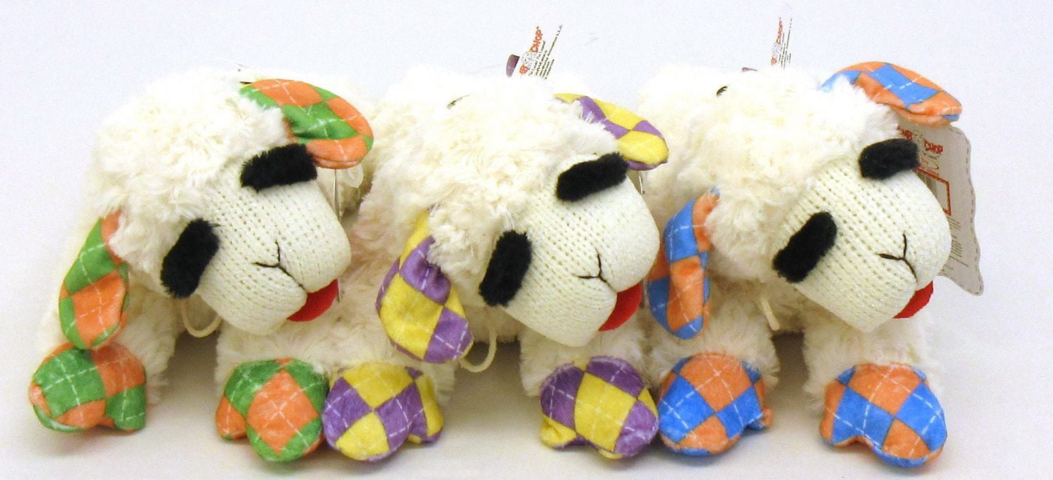 Squeaky lamb 2025 dog toy