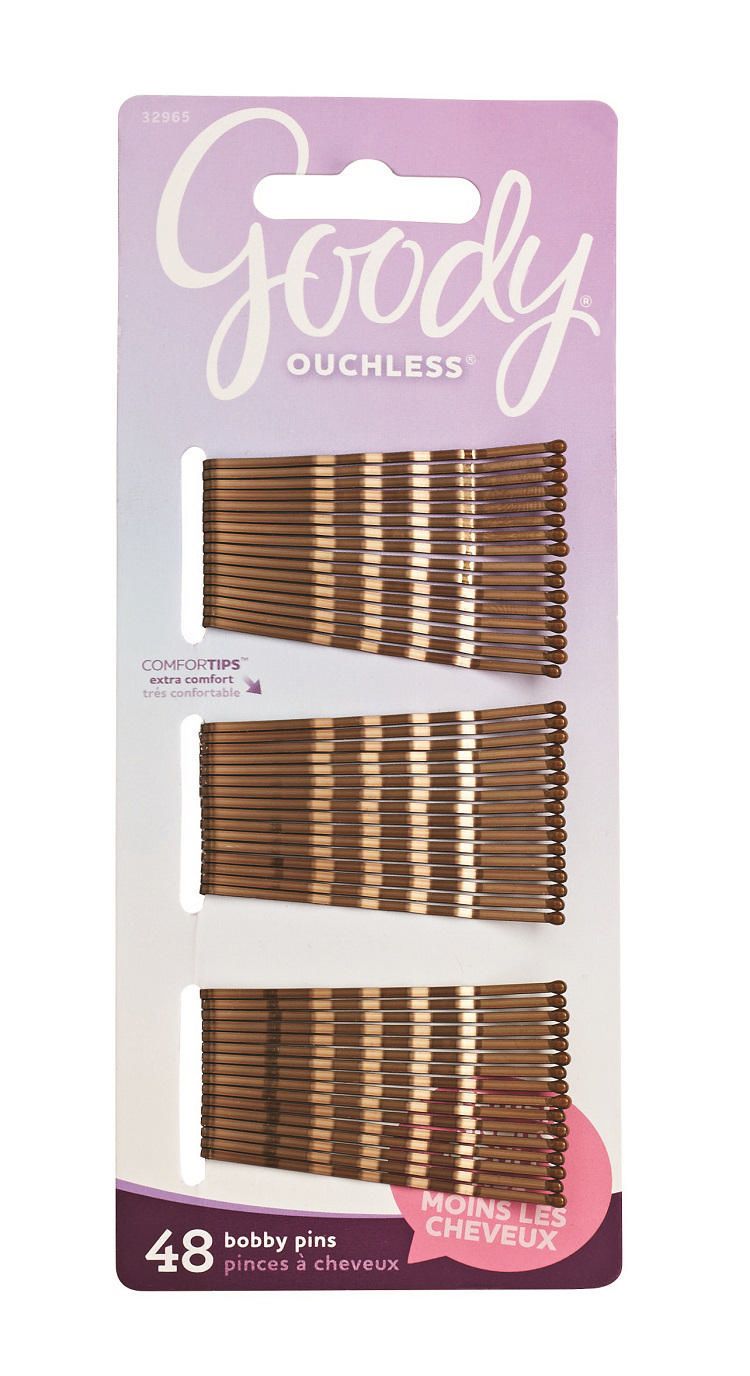 Goody Ouchless Pain Free Bobby Pins Brown Hair Pins 48 Ct
