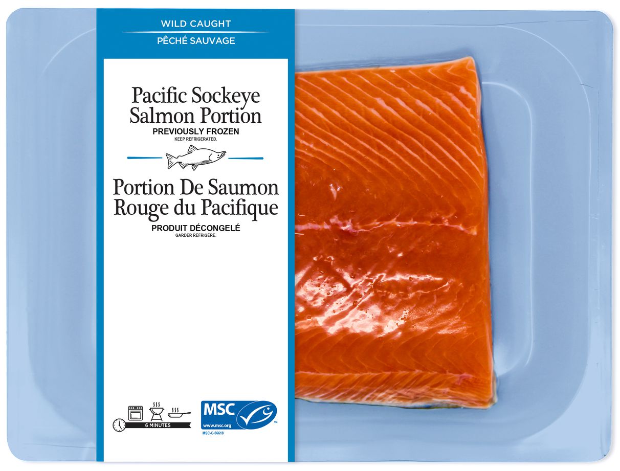 Partie du saumon rouge du Pacifique, Partie Sockeye, 0.32 - 0.43 KG